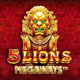 5 Lions Megaways game by Pragmatic Play – logo hosted on Pelikaani Casino