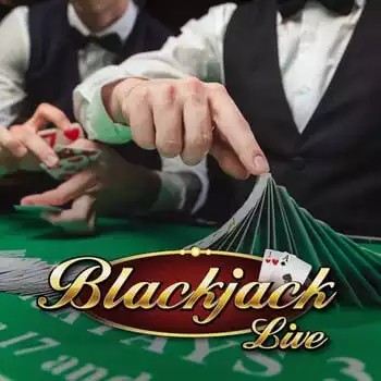 Live Blackjack slot visual from Evolution available on pelikaanicasinos.fi