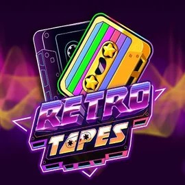 Retro Tapes slot icon by Push Gaming, available at Pelikaani Casino